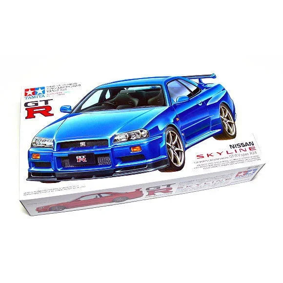 Tamiya 24210 MP Hobby 1/24 Scale Nissan Skyline GT-R(R34) Assembly Car Model Building Kits