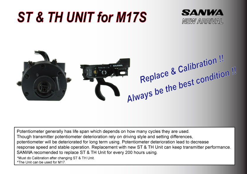 Sanwa Steering & Throttle Modules for M17/M17S