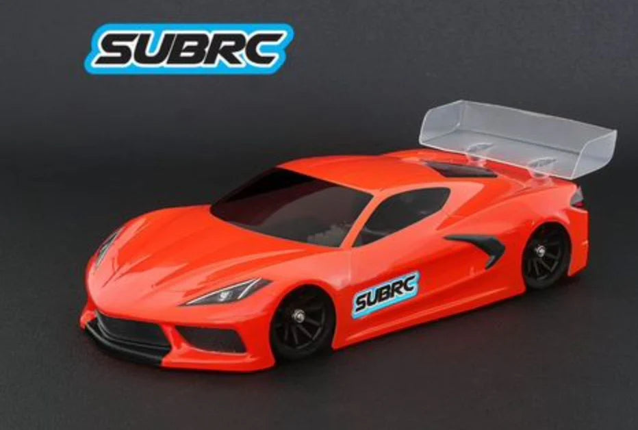 SubRC 1/28 STR LEXAN TOURING BODYSHELL 98MM (Inspired by Chevrolet Corvette C8R)