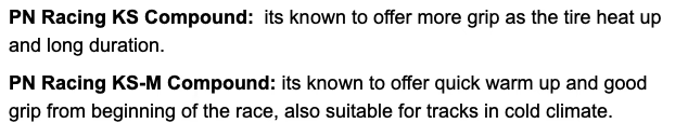 PN Racing Mini-Z KS Compound RCP Slick Front Tire FIRM (2pcs)