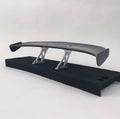 Raceworks RC Products Carbon Pattern Rear Spoiler 1 pc Silver w/ Stands For 1/10 Touring Drift Style 451