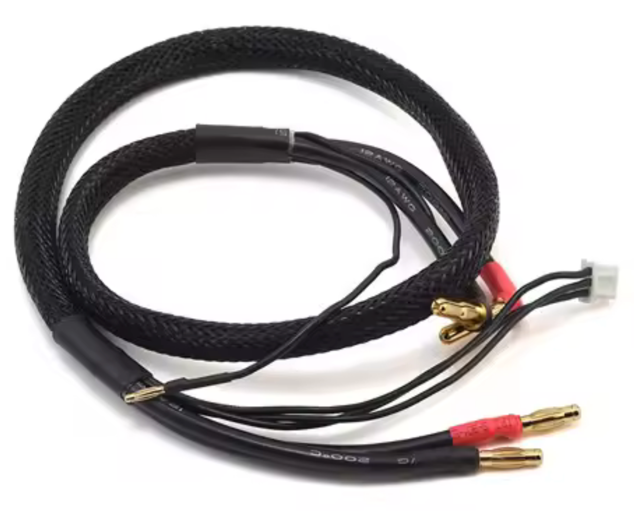 Raceworks RC Products 2S Charge Cable with 4mm and 5mm Bullet