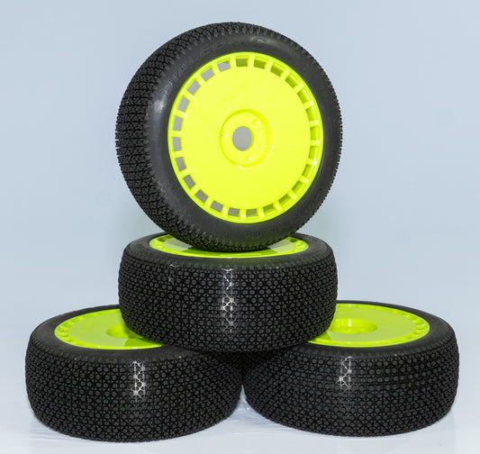 Dialed RC - DRT9420-V5SSGY - V5 SS Pre-Glued (Yellow Rims) (4PCS)