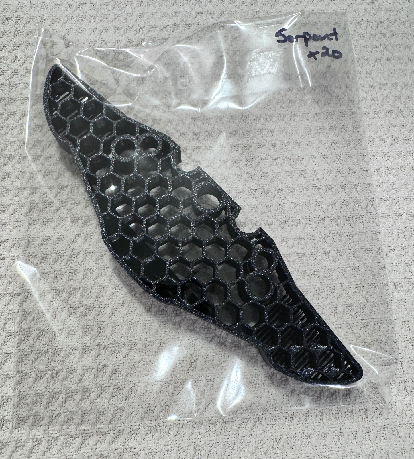 SL Racing Concepts - Serpent x20 Honeycomb Bumper BLACK