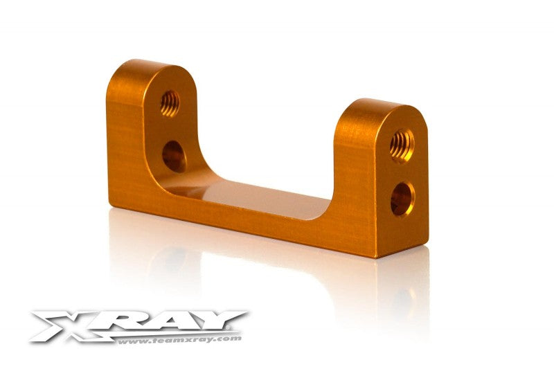 XRAY #302048-O - T3 Aluminium minium Lower Rear Suspension 1-piece Holder - Orange  [XR-302048-O]