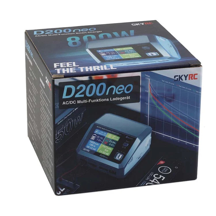 SKYRC - SKYRC D200 Neo AC/DC Dual-Port 800W Smart LiPo Charger