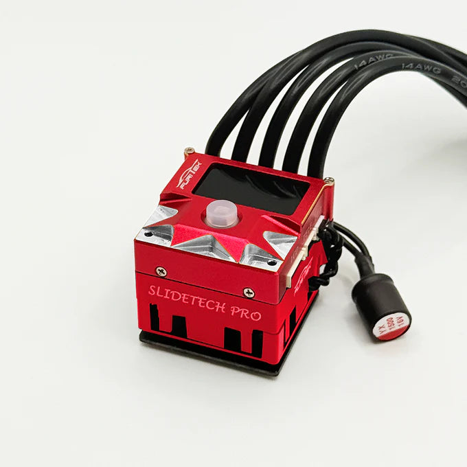 Furitek SlideTech PRO 1/10 Sensored ESC w/ OLED & Internal Fan – Drift & Stock Racing – RED Edition (PRE-ORDER)