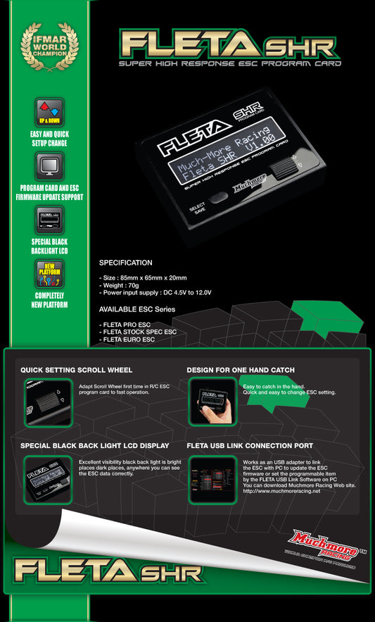 Muchmore Racing Products -  FLETA Super High Response Program Card - ME-SHRP