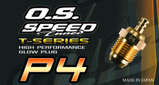 O.S. Engine - O.S. Speed P4 Gold Turbo Glow Plug “Hot”(Off-Road)