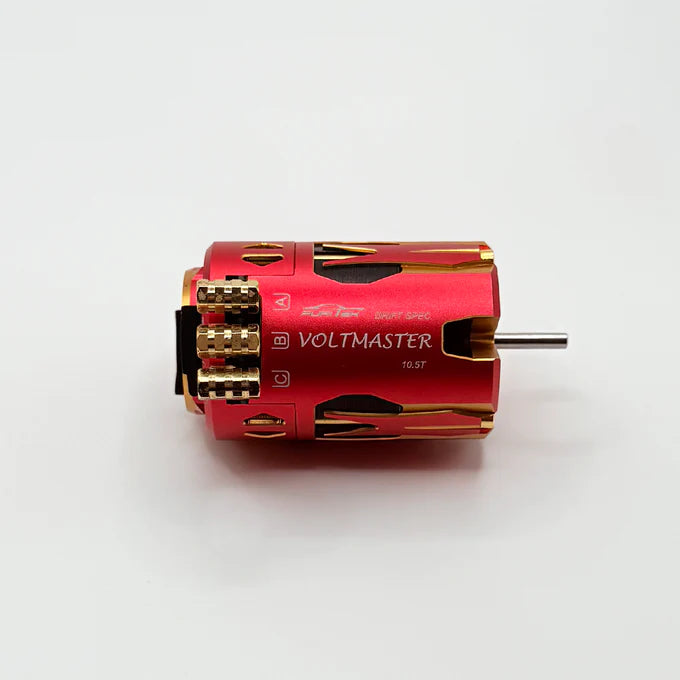 Furitek Voltmaster 10.5T Sensored Brushless Drift Motor (Crimson Gold Edition) (PRE-ORDER)