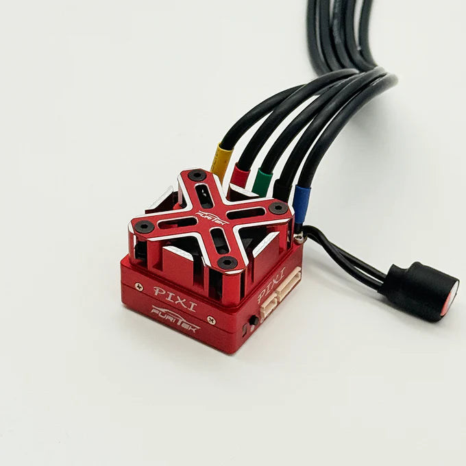 Furitek PIXI Drift RED Edition w/ WiFi Module & FAN – Sensored ESC for 1/10 Cars (PRE-ORDER) (Copy) (Copy)