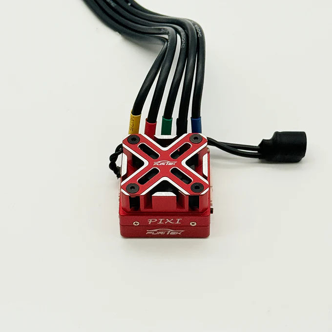Furitek PIXI Drift RED Edition w/ WiFi Module & FAN – Sensored ESC for 1/10 Cars (PRE-ORDER)