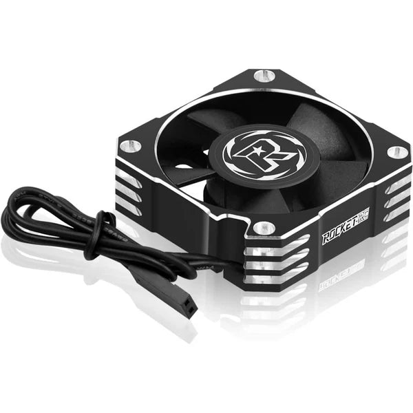 Rocket-RC - Silver 40mm V2 Aluminum Cooling Fan 16,000RPM