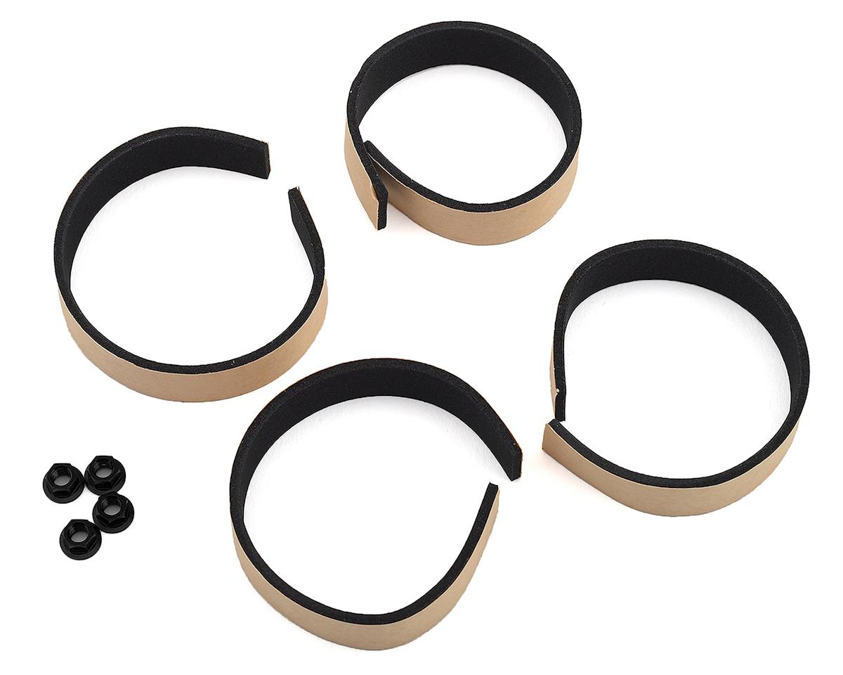 MST GT Wheel Set (Chrome/Black) (4) (Offset Changeable)