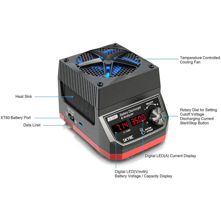 SKYRC - BD250 Battery Discharger & Analyzer