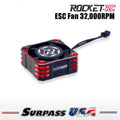 Rocket-RC Red ESC 25mm Aluminum Cooling Fan 32,000RPM