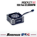 Rocket-RC Silver ESC 25mm Aluminum Cooling Fan 32,000RPM