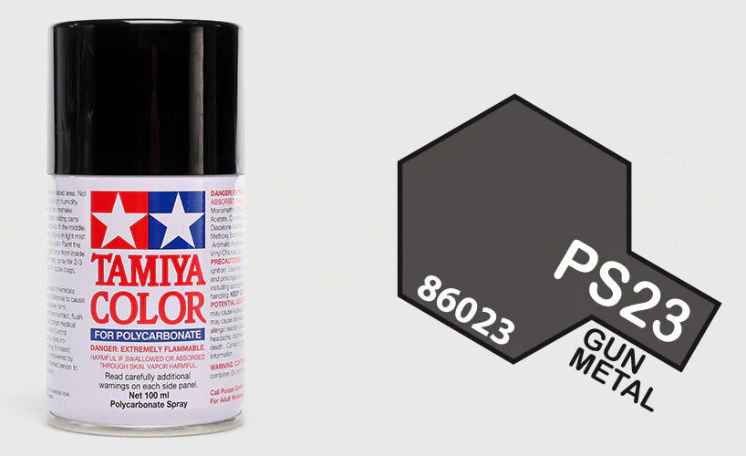 Tamiya Color - PS-23 - Gun Metal 100ml Spray Can