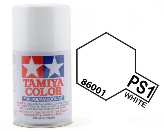 Tamiya Color - PS-1 - White 100ml Spray Can