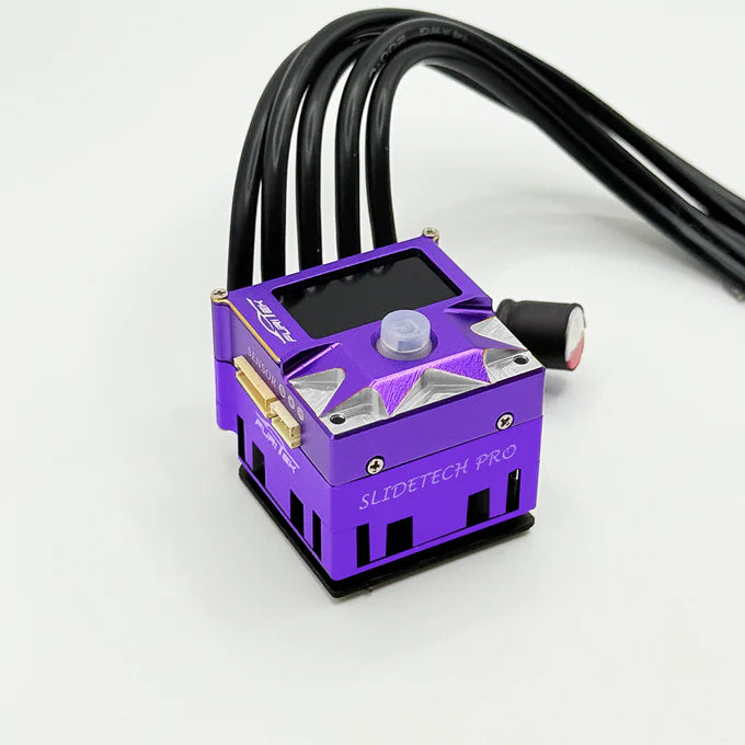Furitek SlideTech PRO 1/10 Sensored ESC w/ OLED & Internal Fan – Drift & Stock Racing – Purple Edition (PRE-ORDER)