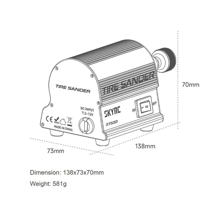 SKYRC - RTS001 -SkyRC  Tire Sander