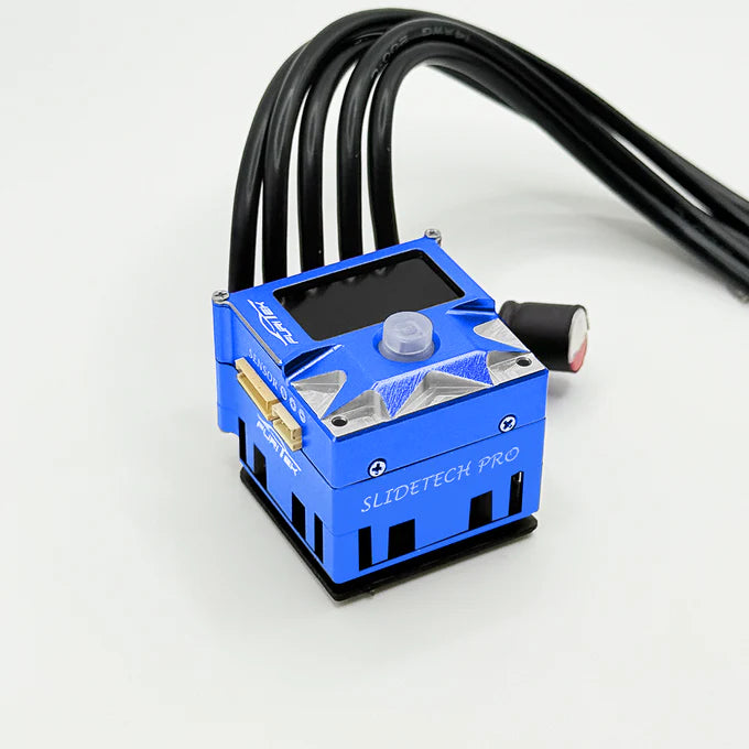 Furitek SlideTech PRO 1/10 Sensored ESC w/ OLED & Internal Fan – Drift & Stock Racing – Blue Edition (PRE-ORDER)